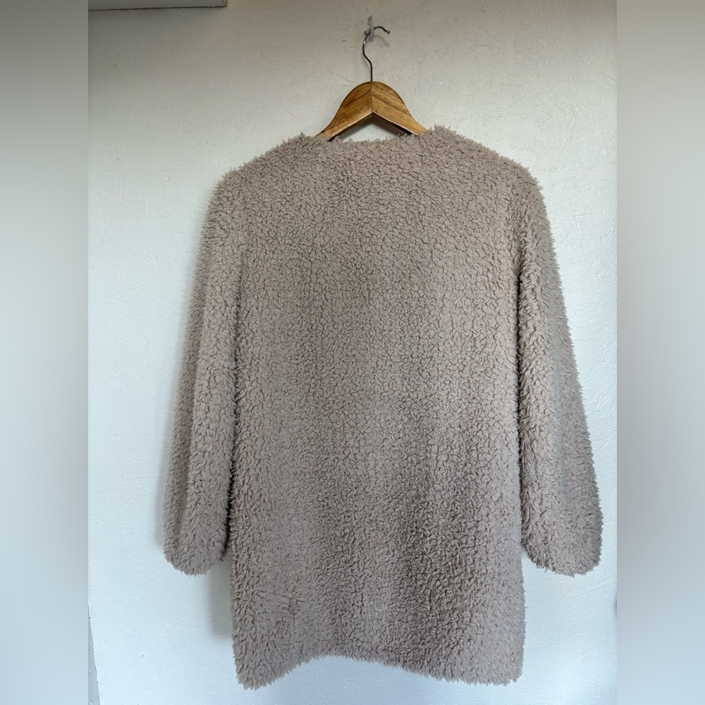 Wilfred Aritzia Cream Laboratoire Plush Teddy Sherpa Coat - Picture 10 of 14